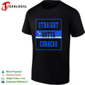Straight Outta Curacao flag shirt Unisex