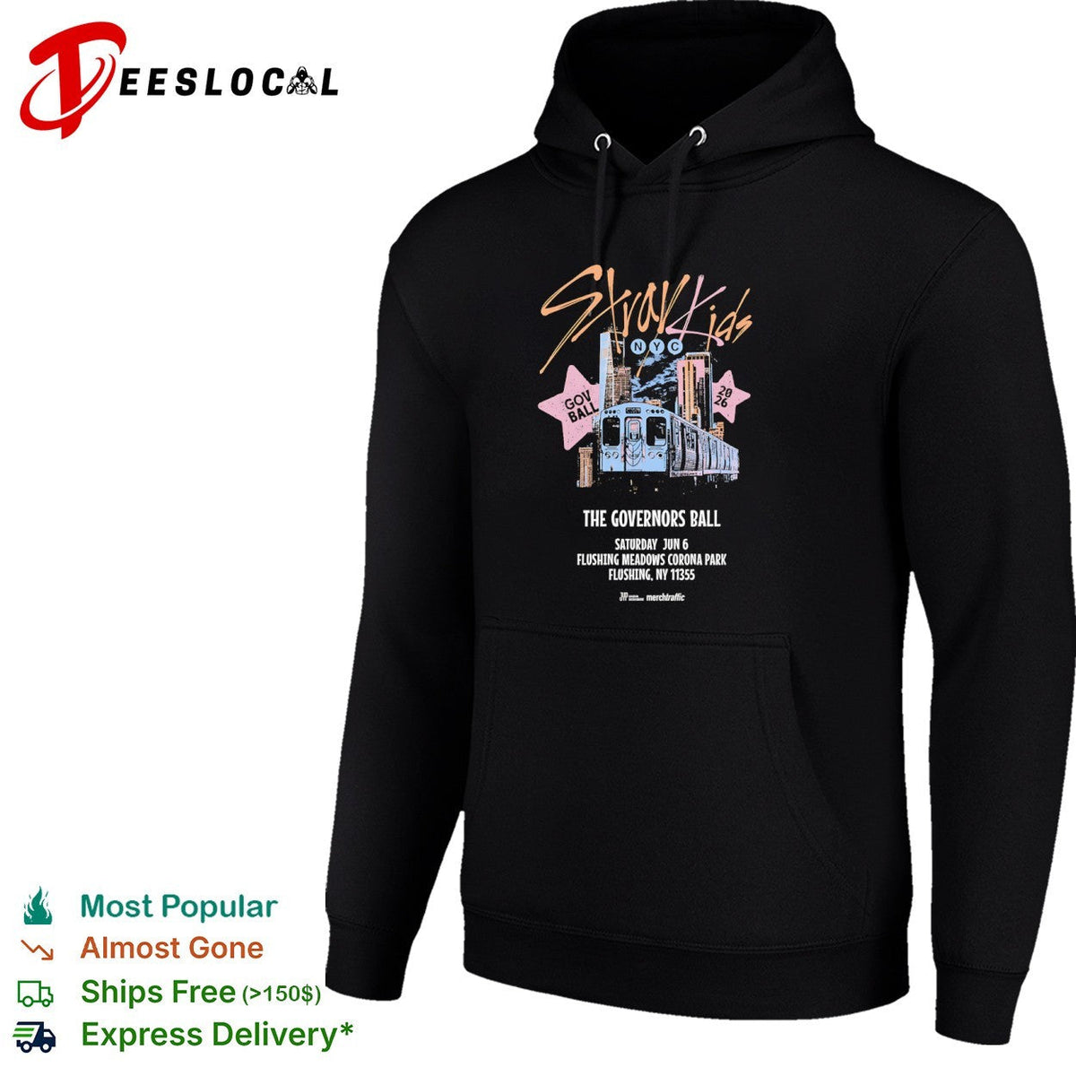 Stray Kids NYC Gov Ball 2026 The Governors Ball Saturday Jun 6 Flushing Meadows shirt Unisex