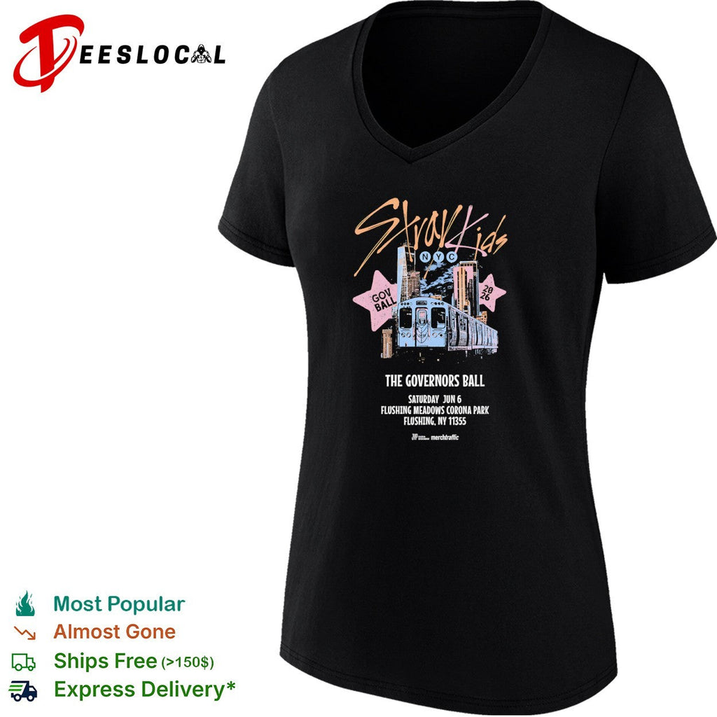 Stray Kids NYC Gov Ball 2026 The Governors Ball Saturday Jun 6 Flushing Meadows shirt Unisex