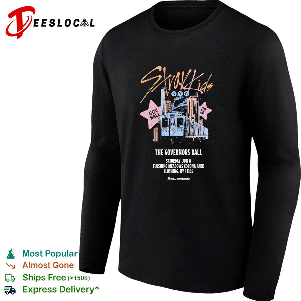 Stray Kids NYC Gov Ball 2026 The Governors Ball Saturday Jun 6 Flushing Meadows shirt Unisex