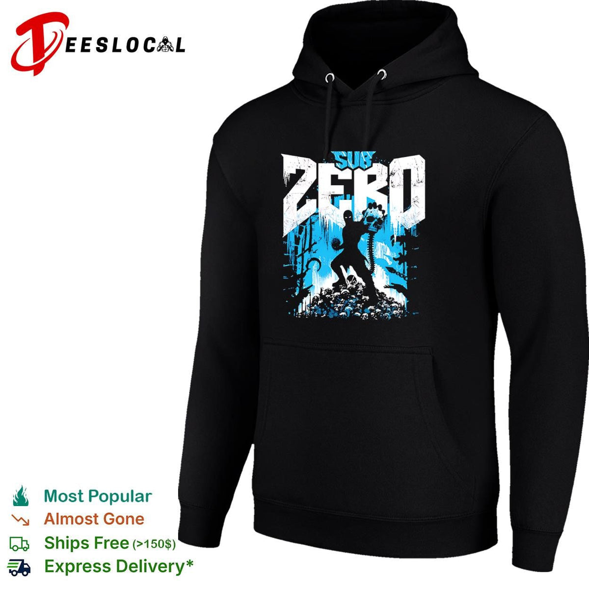 Sub-Zero from Mortal Kombat shirt Unisex
