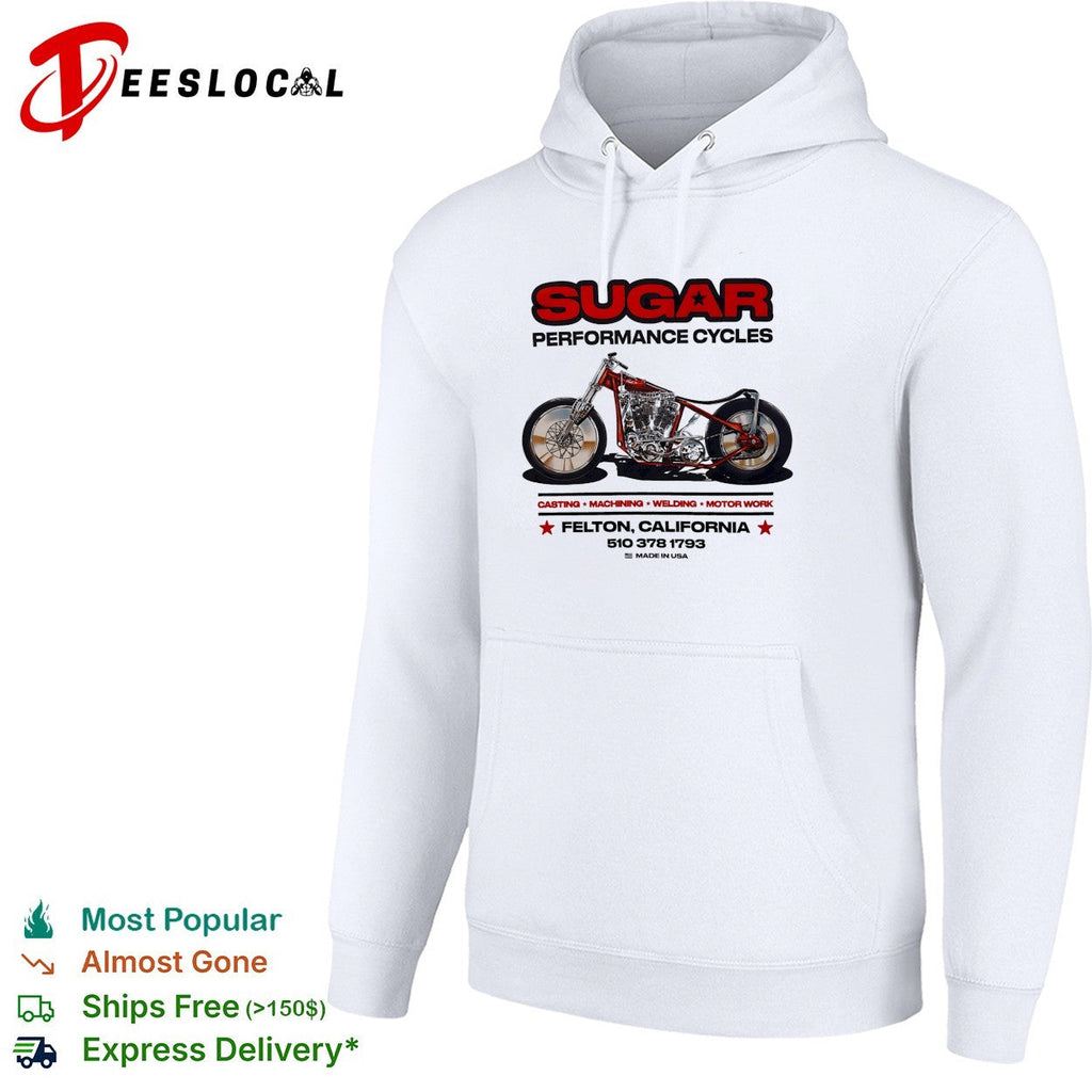Sugar Performance Cycles Felton California motorcycle shirt Unisex
