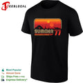 Summer of ’77 retro sunset skyline vintage graphic shirt Unisex