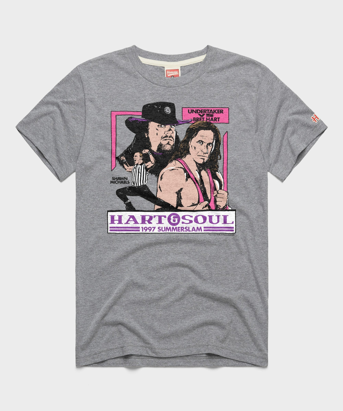 SummerSlam 1997 The Undertaker Vs Bret Hart Unisex