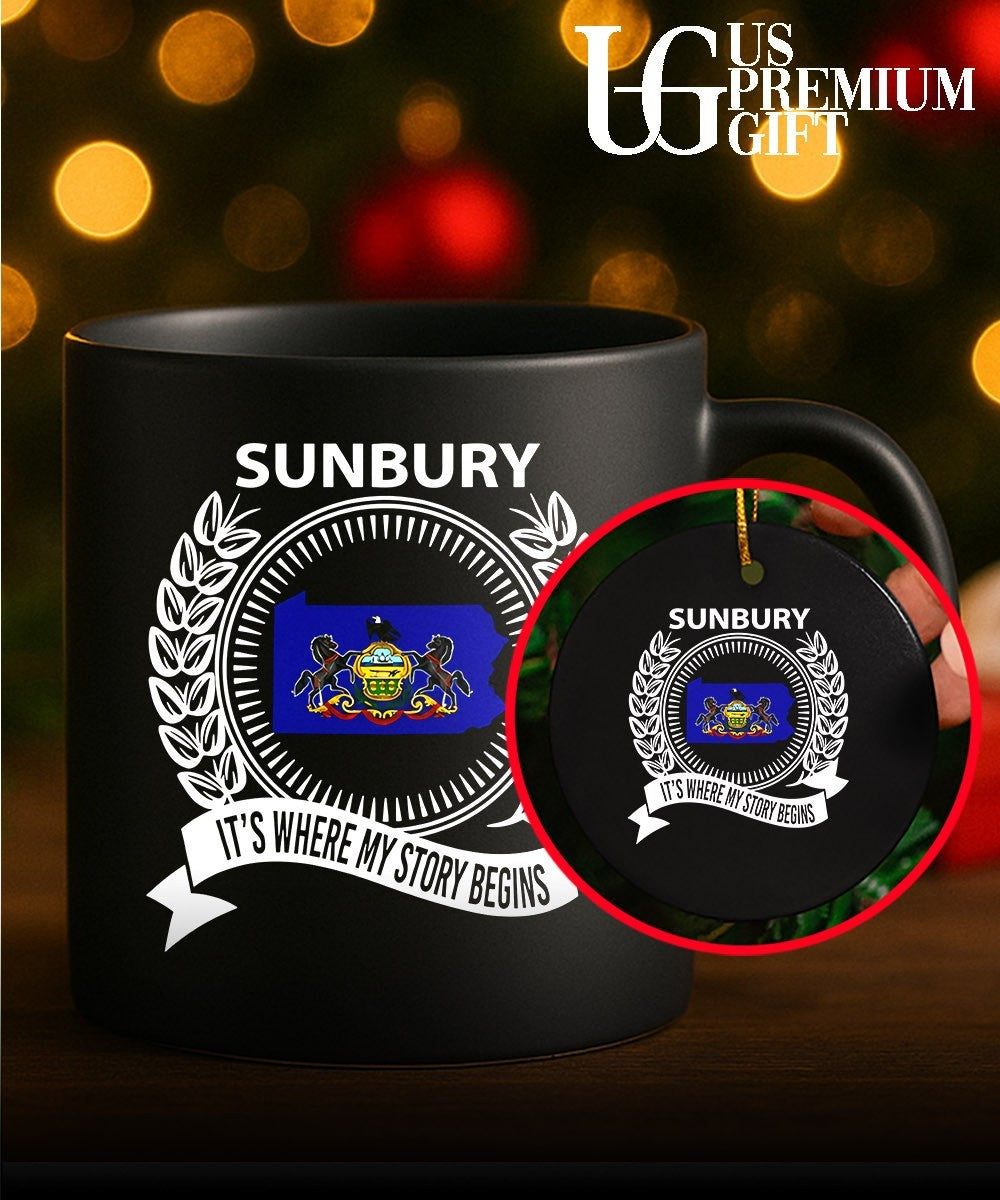 Sunbury It’s Where My Story Begins State Map shirt Unisex
