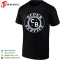 Super Service CB vintage Cincinnati gas station circular badge logo graphic shirt Unisex