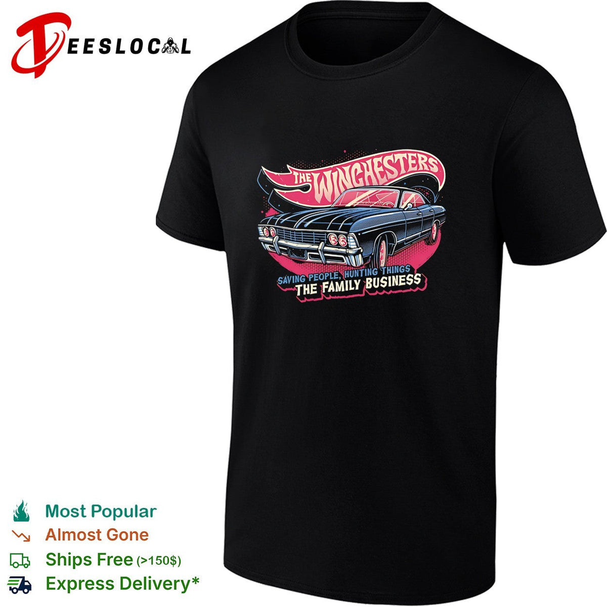 Supernatural The Winghesters Saving People Hunting Things The Family Business shirt Unisex
