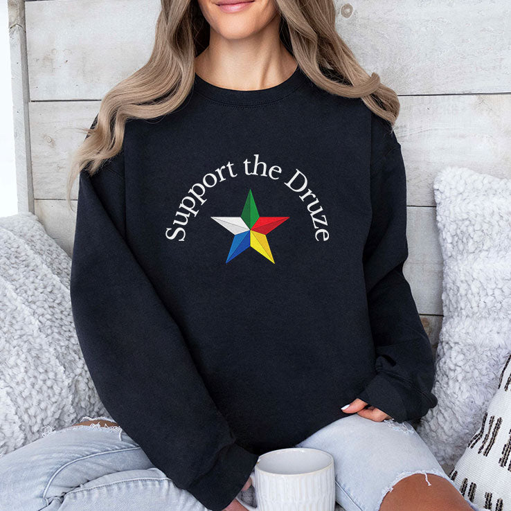Support The Druze Traditional Flag Star Culture Pride T Shirt Unisex