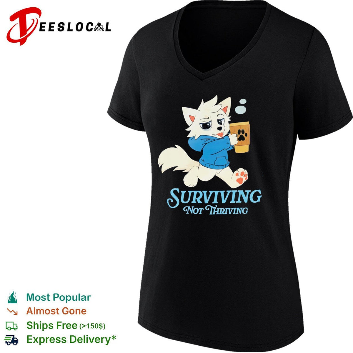 Surviving not Thriving furry shirt Unisex