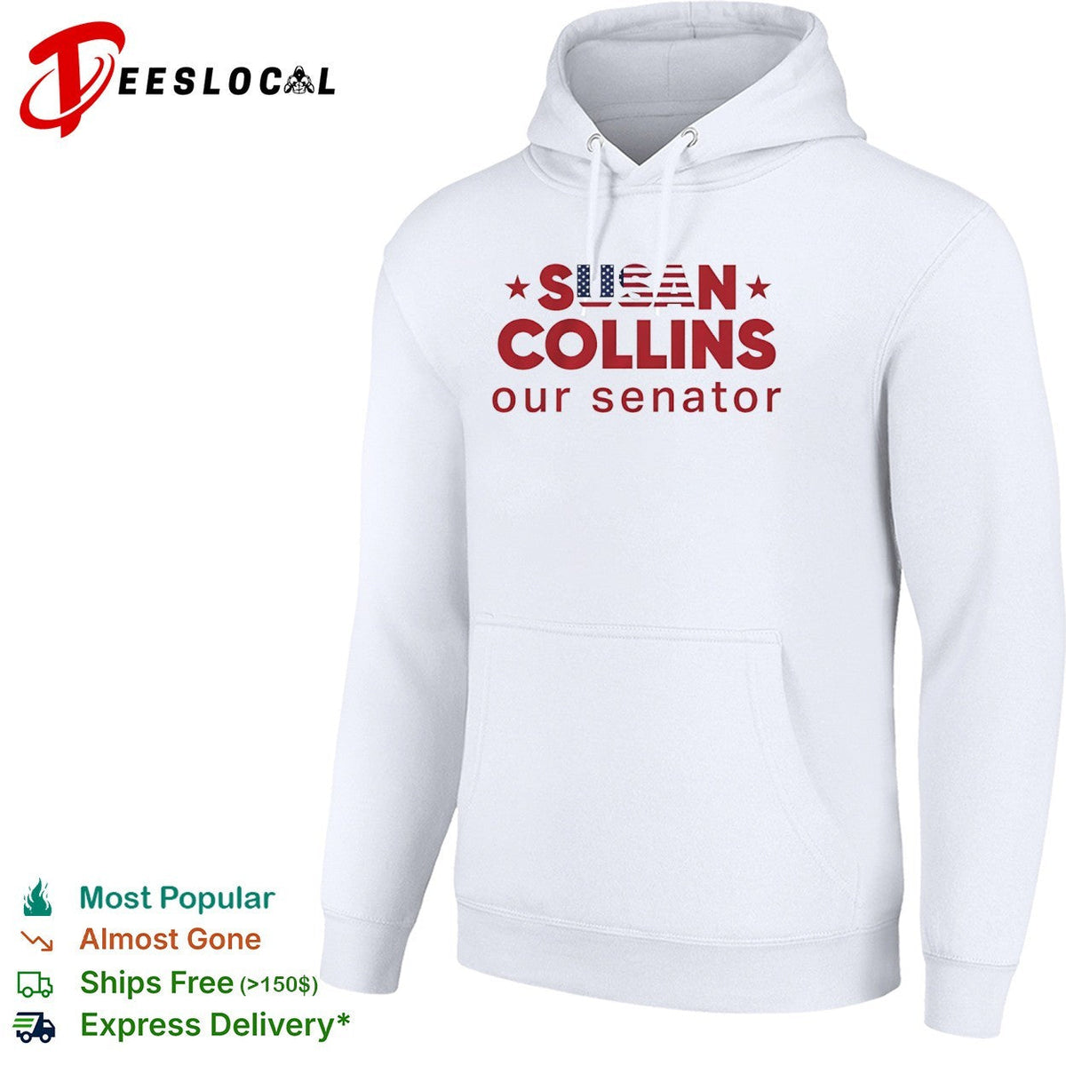 Susan Collins our senator USA Flag shirt Unisex