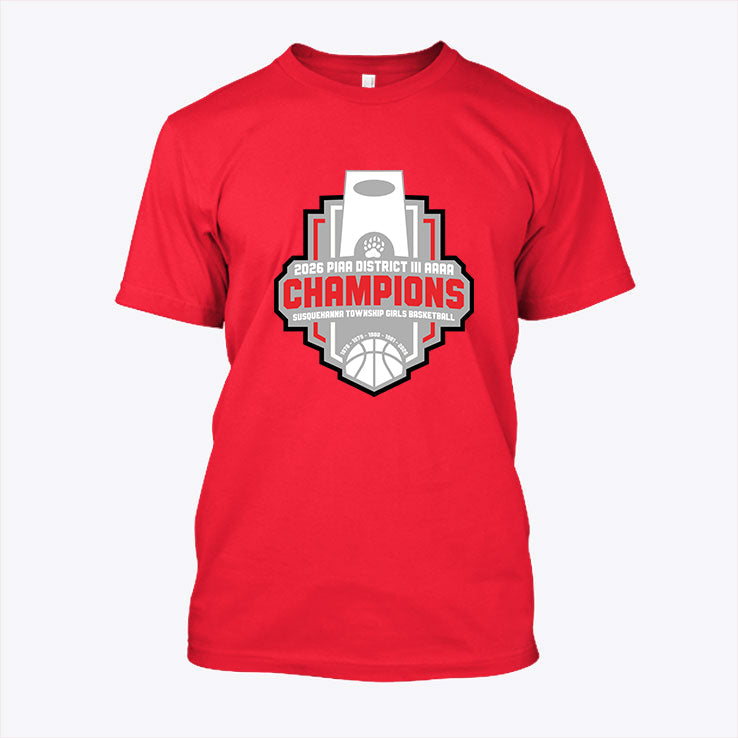 Susquehanna Township Girls Basketball PIAA 4a District 3 Championship Shirt Unisex