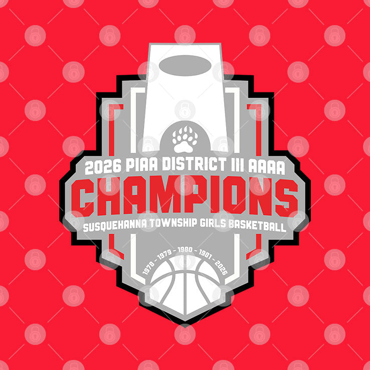 Susquehanna Township Girls Basketball PIAA 4a District 3 Championship Shirt Unisex