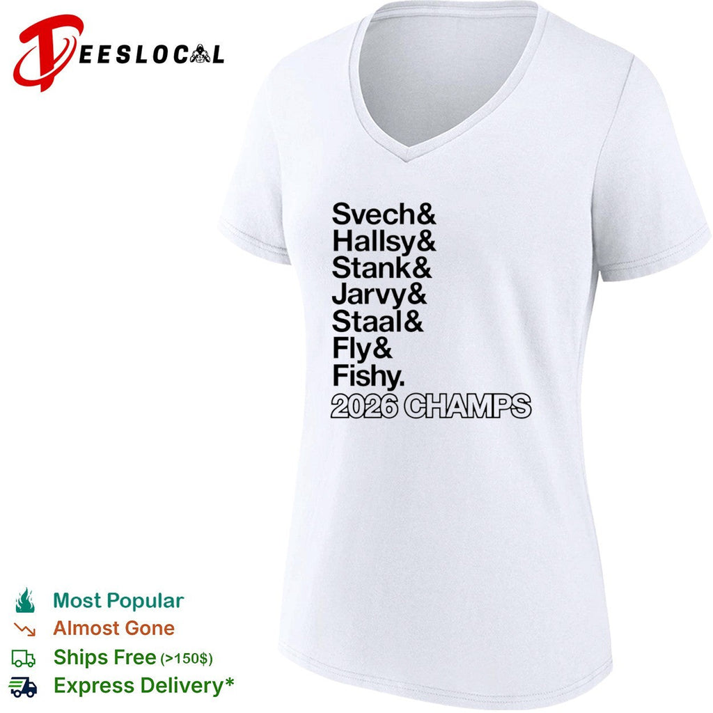 Svechnikov Hall Hamilton Stankoven Jarvis Staal Necas Aho Carolina Hurricanes shirt Unisex