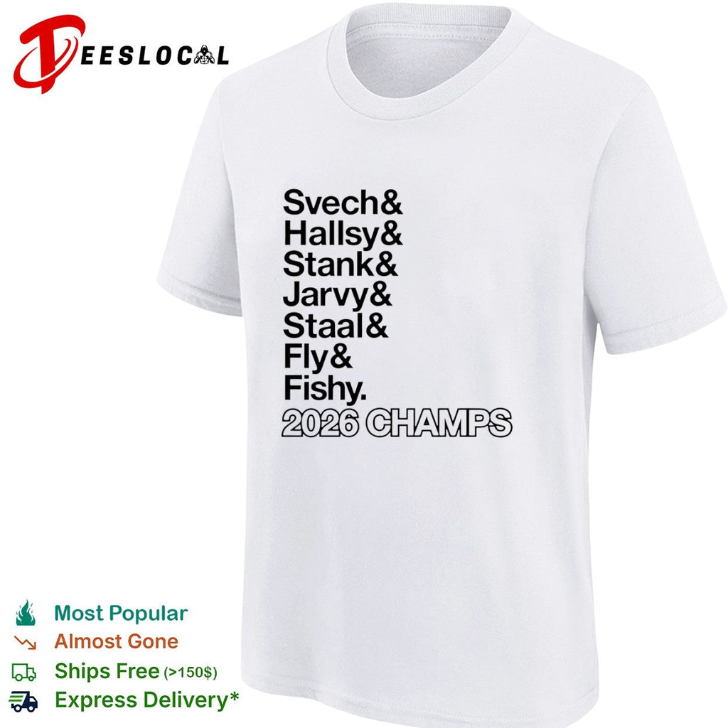 Svechnikov Hall Hamilton Stankoven Jarvis Staal Necas Aho Carolina Hurricanes shirt Unisex