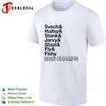 Svechnikov Hall Hamilton Stankoven Jarvis Staal Necas Aho Carolina Hurricanes shirt Unisex