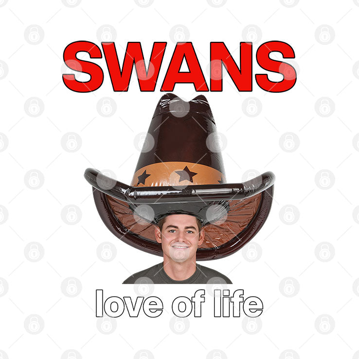 Swans Love Of Life T Shirt Unisex