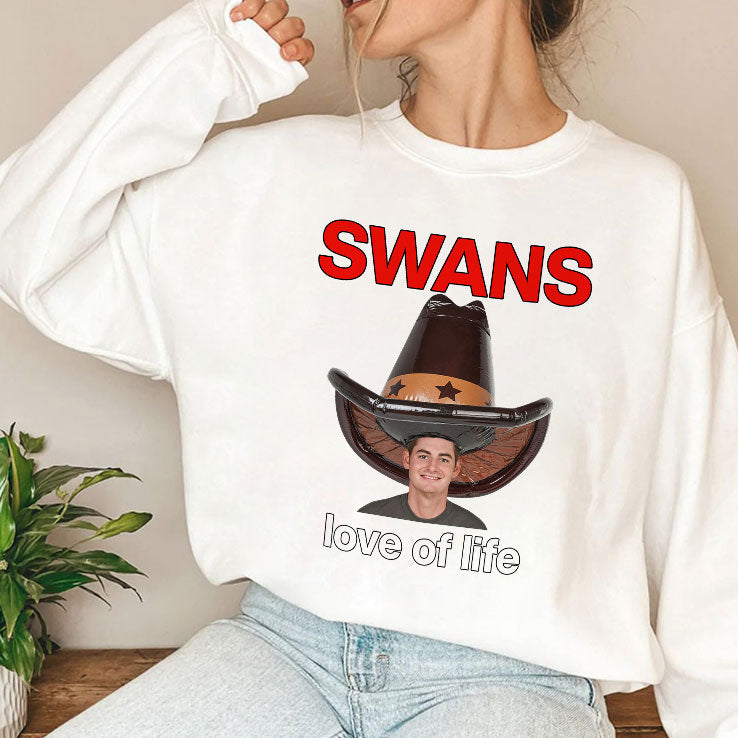 Swans Love Of Life T Shirt Unisex