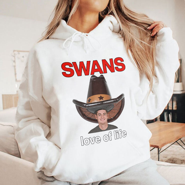Swans Love Of Life T Shirt Unisex