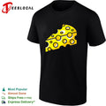 Swiss Cheese Hole Yellow Food Slice Dairy Snack Symbol Pattern Culinary Art shirt Unisex