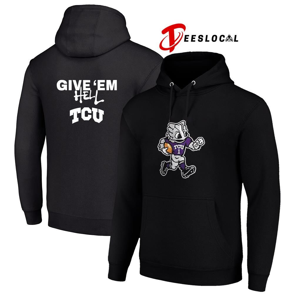 TCU Horned Frogs give ’em hell mascot shirt Unisex