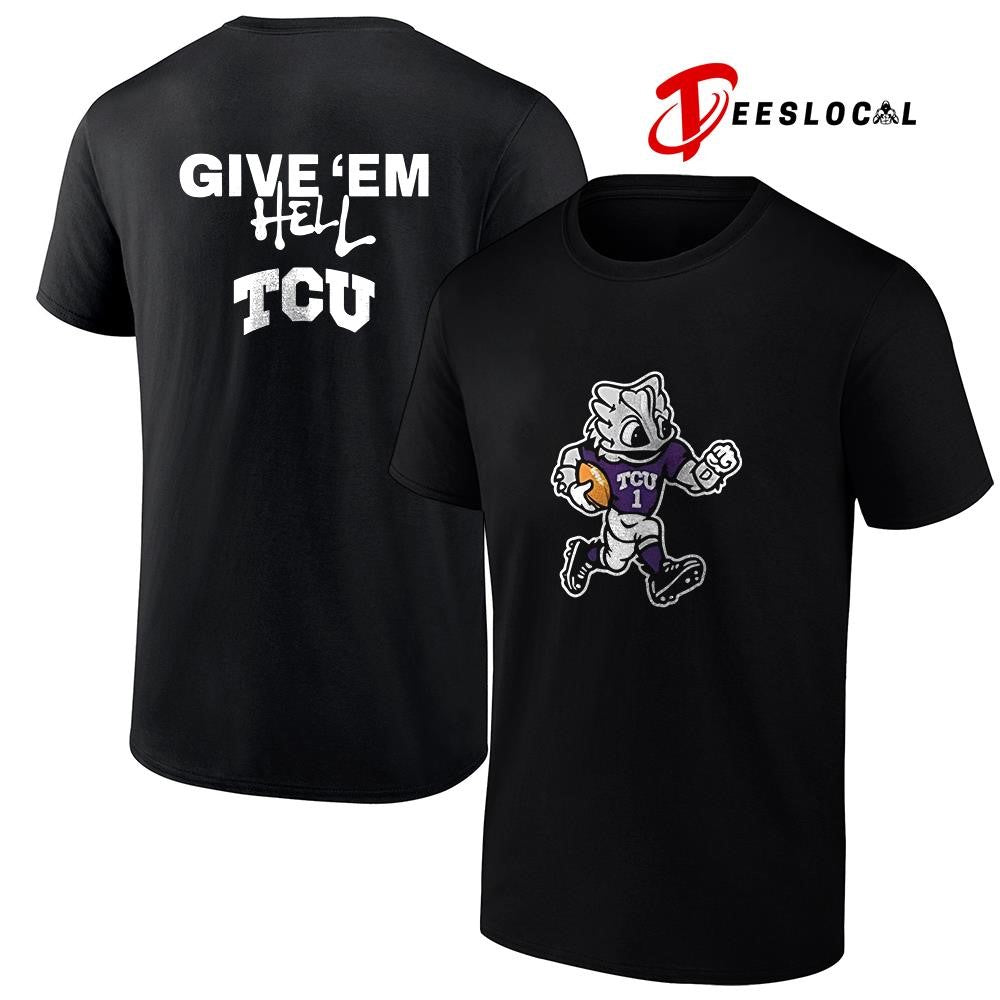 TCU Horned Frogs give ’em hell mascot shirt Unisex
