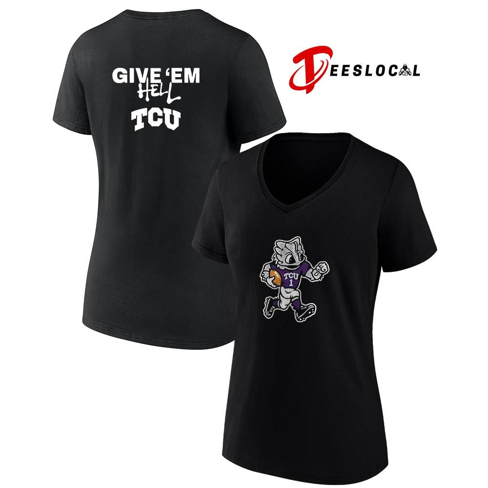 TCU Horned Frogs give ’em hell mascot shirt Unisex
