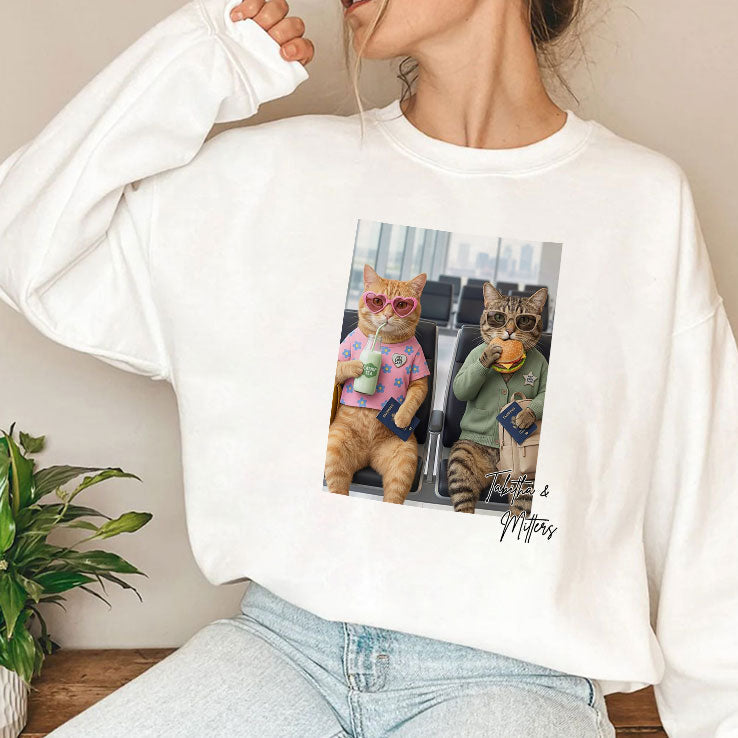 Tabitha & Mittens Hey Cool Cats T Shirt Unisex