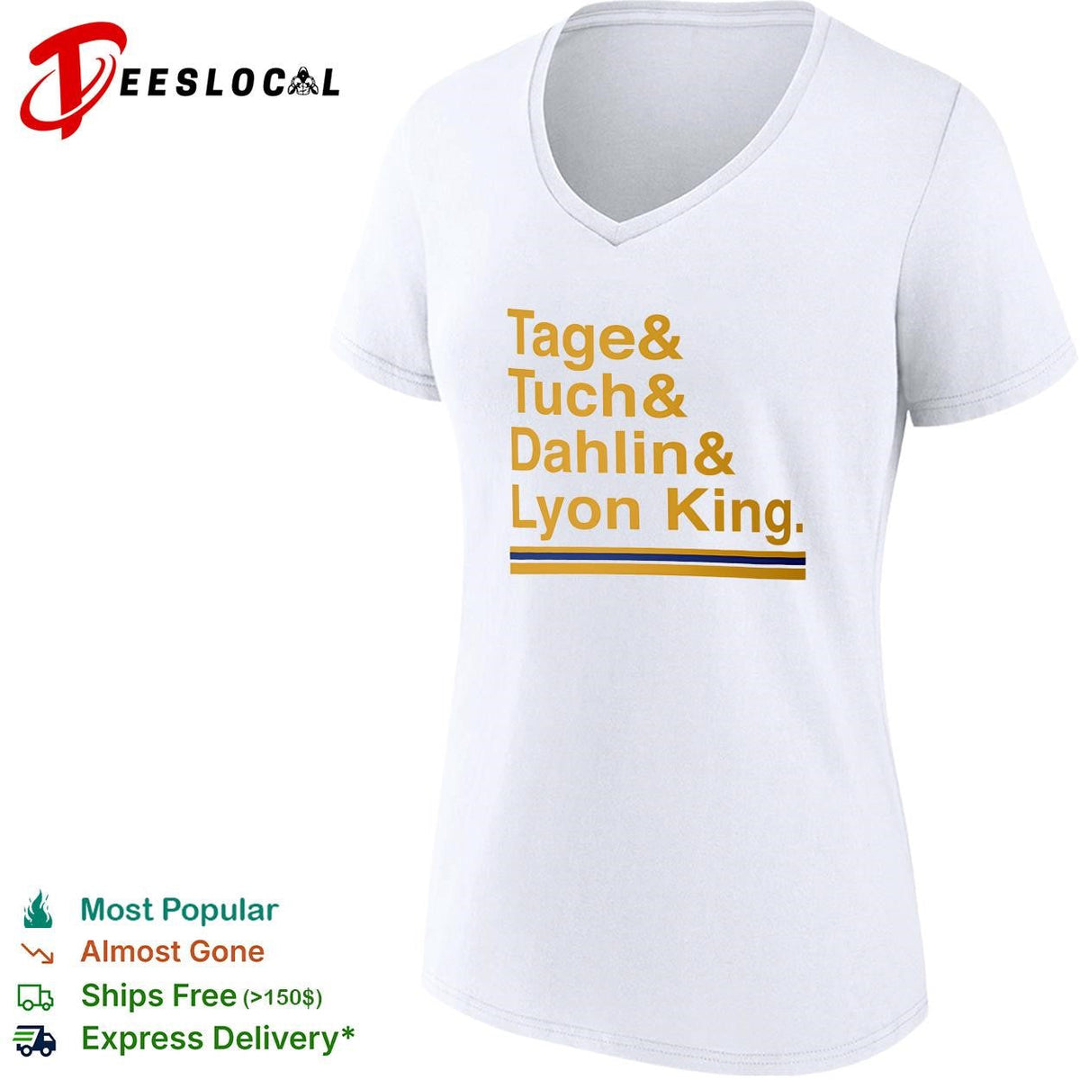 Tage and Tuch and Dahlin and Lyon King Buffalo Sabres nickname hockey shirt Unisex