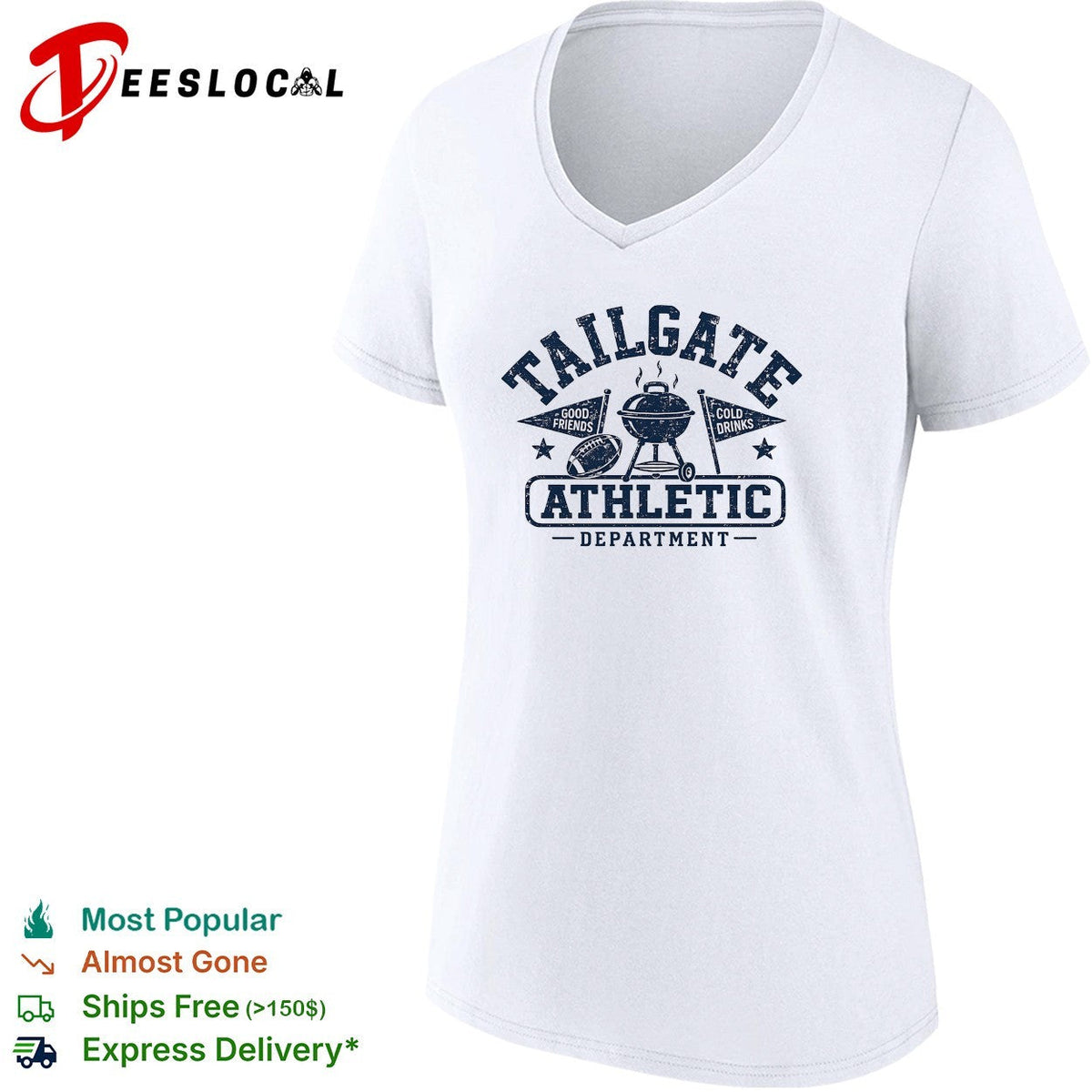 Tailgate athletic department good friends cold drinks shirt Unisex