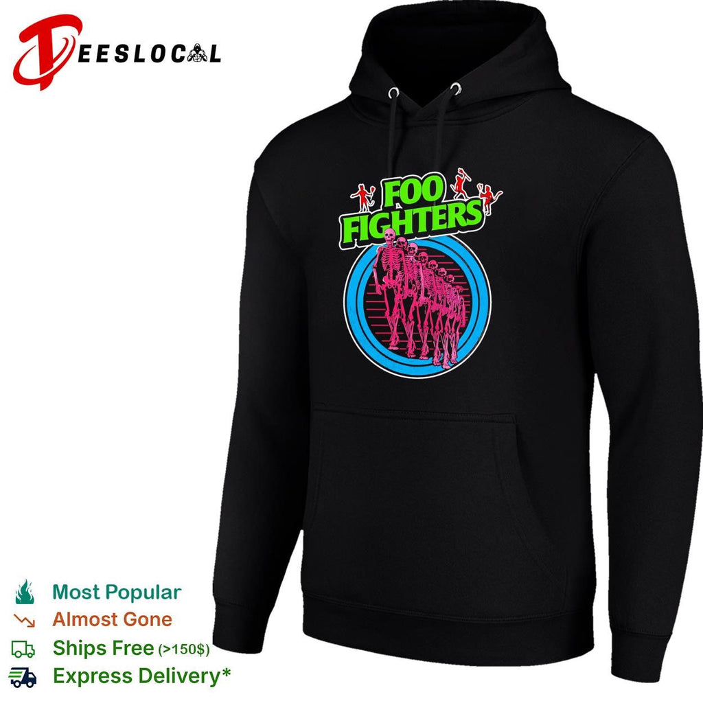 Take Cover Tour Europe And UK Neon Skeleton shirt Unisex
