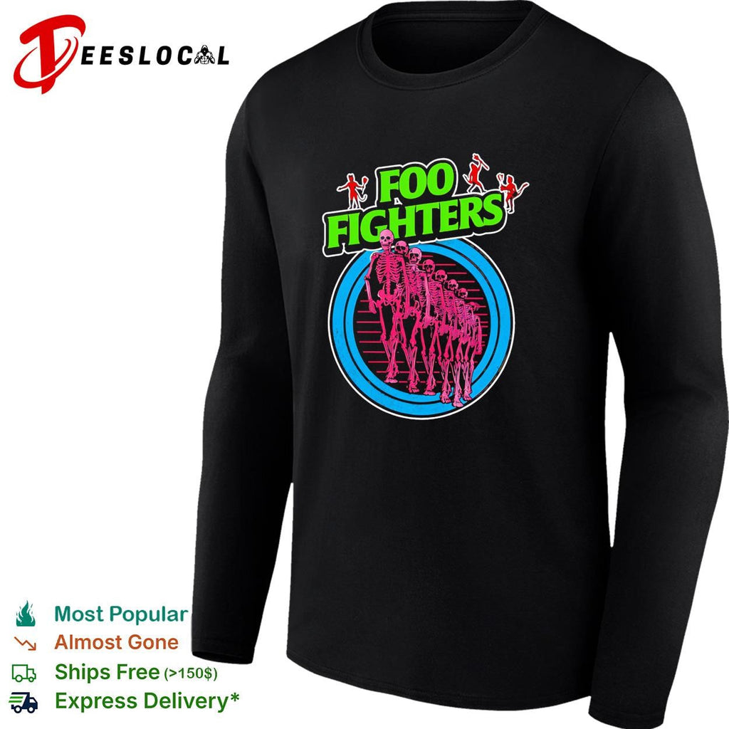 Take Cover Tour Europe And UK Neon Skeleton shirt Unisex