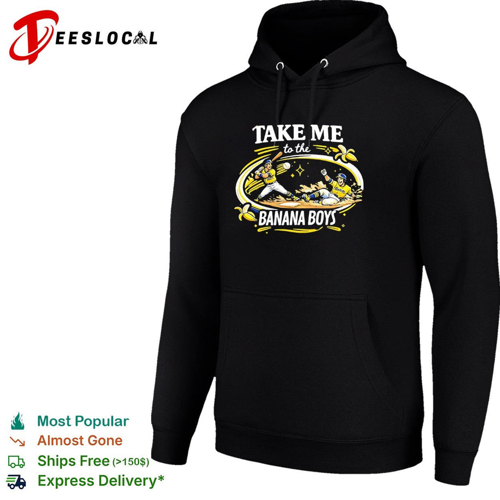 Take Me to the Banana Boys baseball shirt Unisex