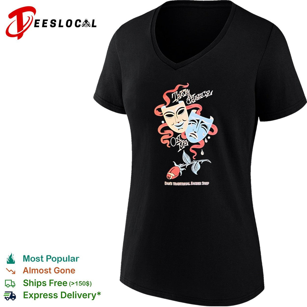 Take a Chance on Me Dan’s Traditional Barber Shop shirt Unisex