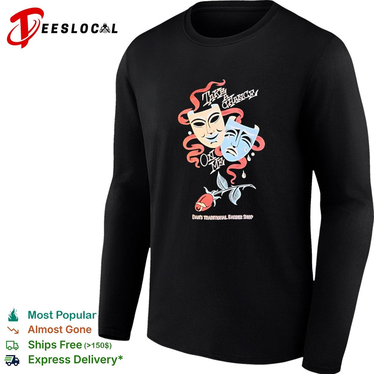 Take a Chance on Me Dan’s Traditional Barber Shop shirt Unisex