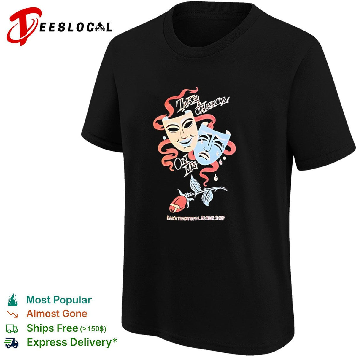 Take a Chance on Me Dan’s Traditional Barber Shop shirt Unisex