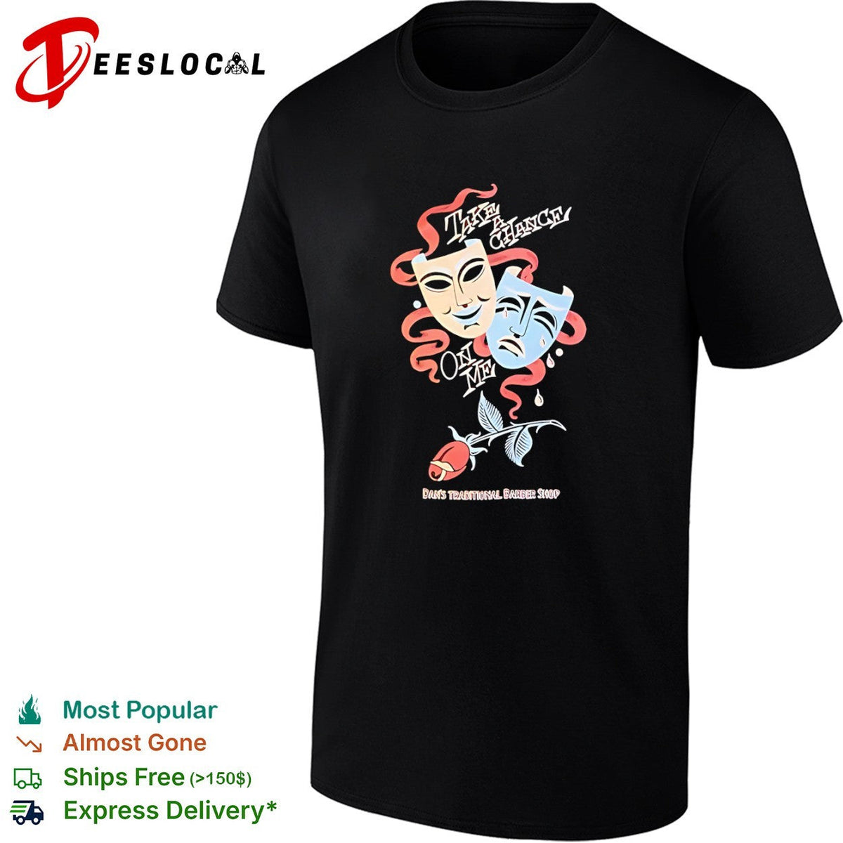 Take a Chance on Me Dan’s Traditional Barber Shop shirt Unisex