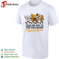 Take me aht to the ballgame Pittsburgh Baseball mascot characters snack food shirt Unisex