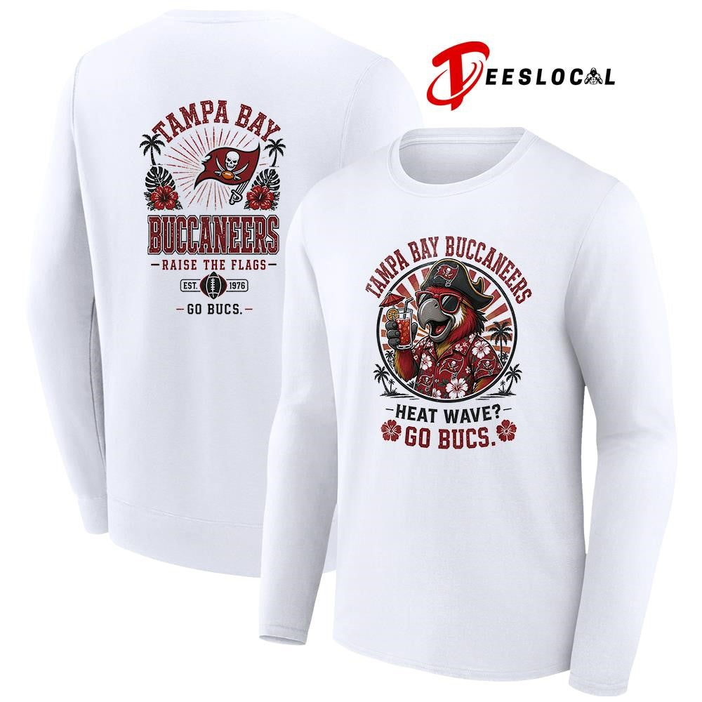 Tampa Bay Buccaneers heat wave beach vibes mascot shirt Unisex