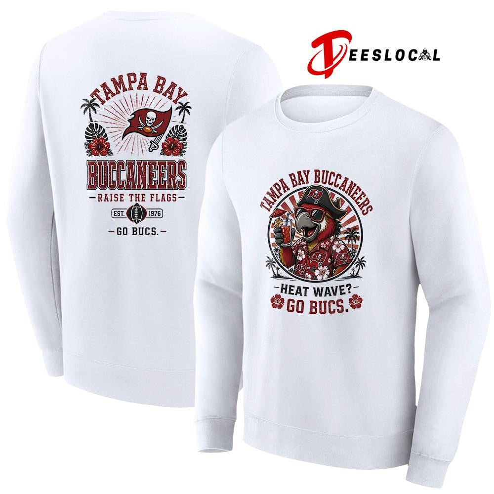 Tampa Bay Buccaneers heat wave beach vibes mascot shirt Unisex
