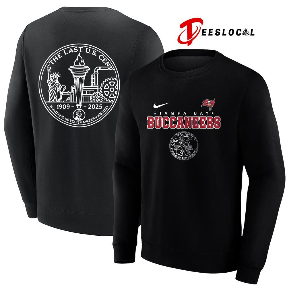 Tampa Bay Buccaneers the last US cent honoring 116 years of America history shirt Unisex