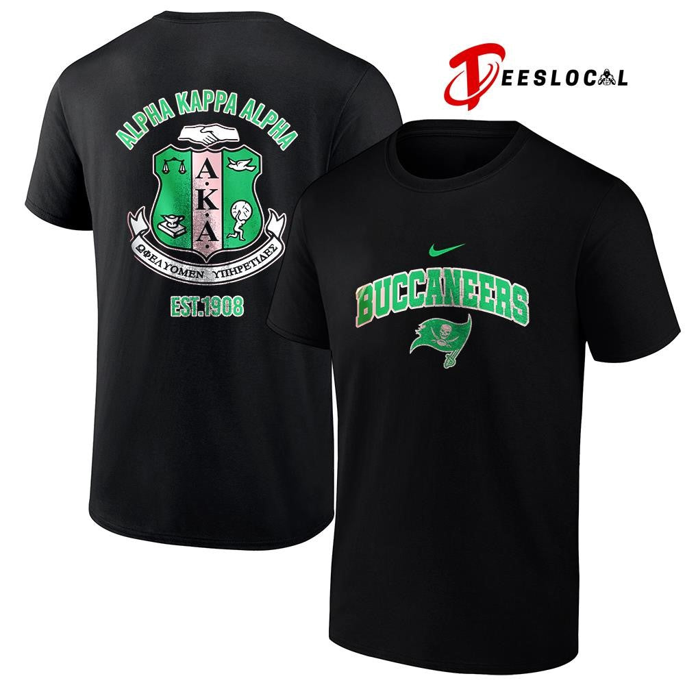 Tampa Bay Buccaneers x Alpha Kappa Alpha logo shirt Unisex