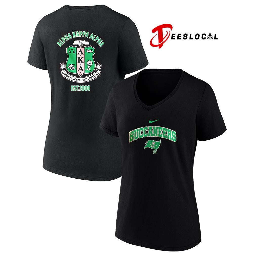 Tampa Bay Buccaneers x Alpha Kappa Alpha logo shirt Unisex