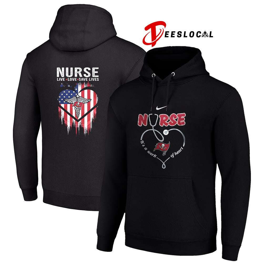 Tampa Bay Buccaneers x Army nurse it’s a work of heart shirt Unisex