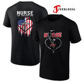 Tampa Bay Buccaneers x Army nurse it’s a work of heart shirt Unisex
