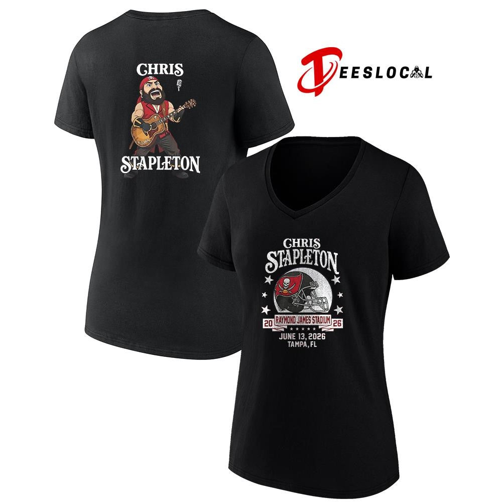Tampa Bay Buccaneers x Chris Stapleton All American Road show mascot shirt Unisex