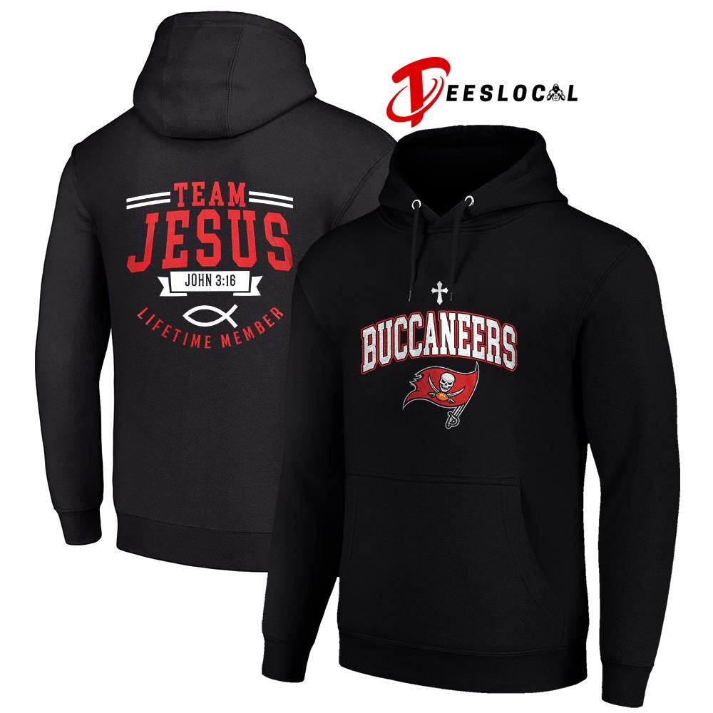 Tampa Bay Buccaneers x team Jesus lifetime member John 3 16 logo shirt Unisex