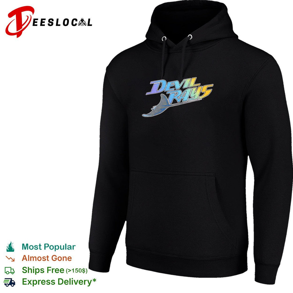 Tampa Bay Devil Rays holographic rainbow stingray logo shirt Unisex