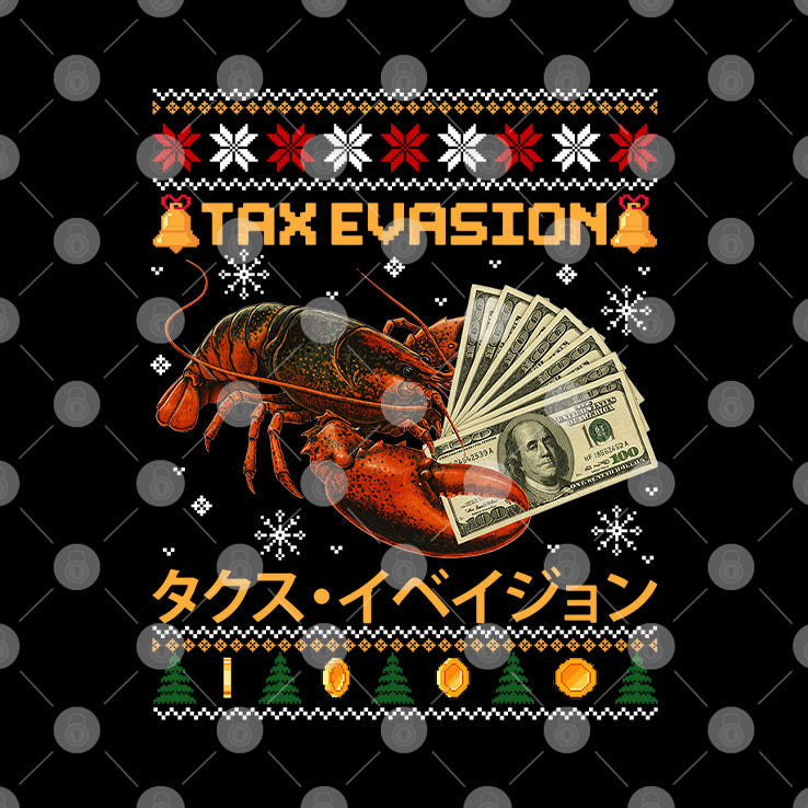 Tax Evasion Lobster Ugly Christmas Unisex