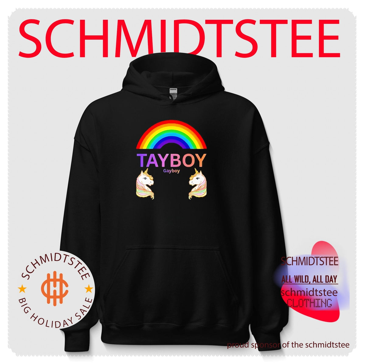 Tay Boy Gay Boy Unicorn Rainbow LGBTQ Pride shirt Unisex