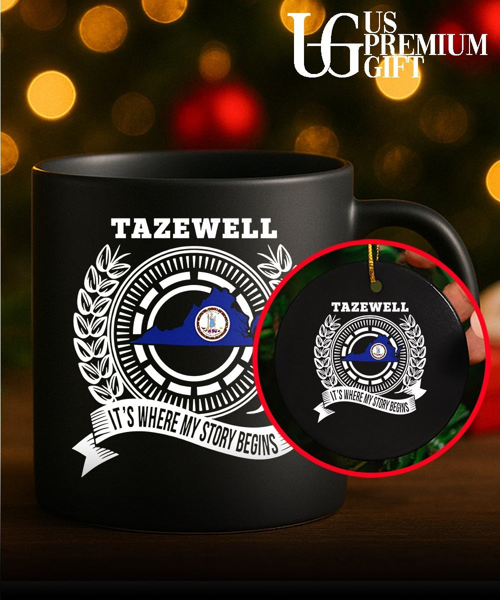 Tazewell It’s Where My Story Begins State Map shirt Unisex